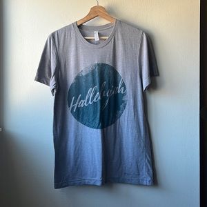 Hallelujah Unisex Graphic Tee Size Medium